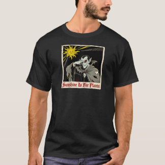 T-shirt Sunlight is for Plants Vampire Sunshine Outdoor Hu