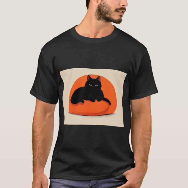 T-shirt Sunlit Feline (Devant)