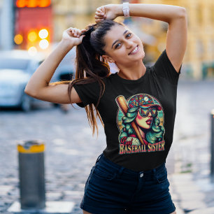 T-shirt Sunny Batter : Soeur Cool de baseball