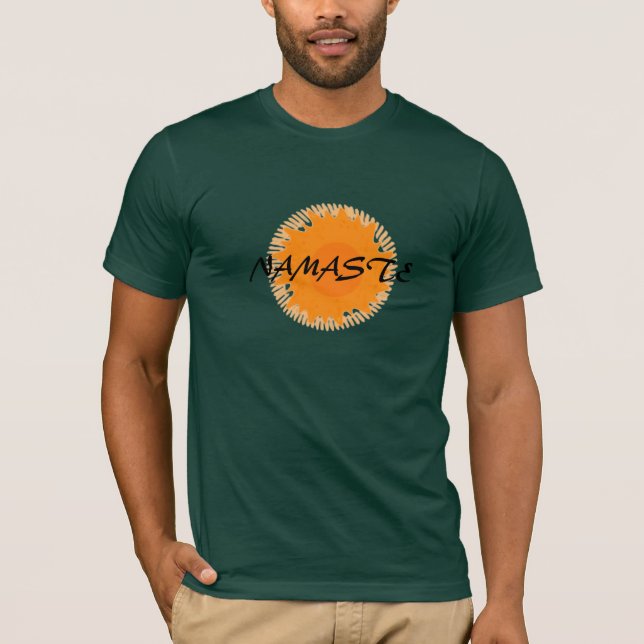 T-shirt Sunny Namaste - Yoga Tee (Devant)