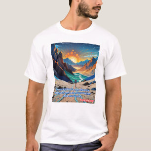 T-shirt Sunrise Art : marchez votre propre chemin