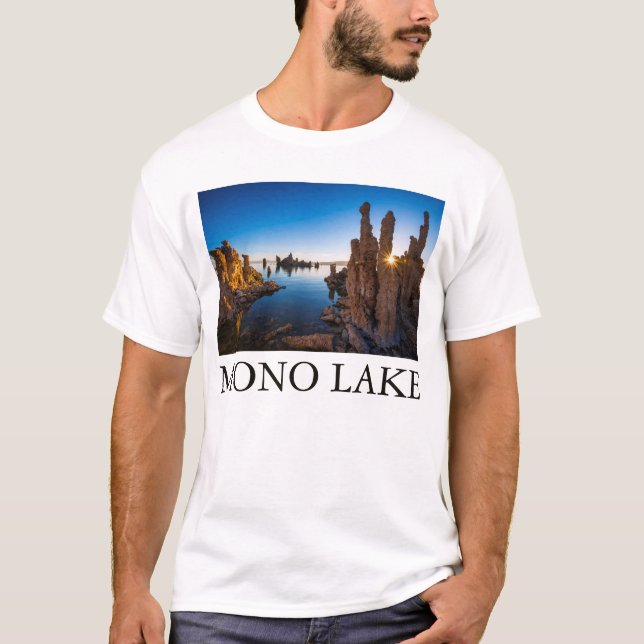 T-shirt Sunrise au lac Mono, Californie (Devant)