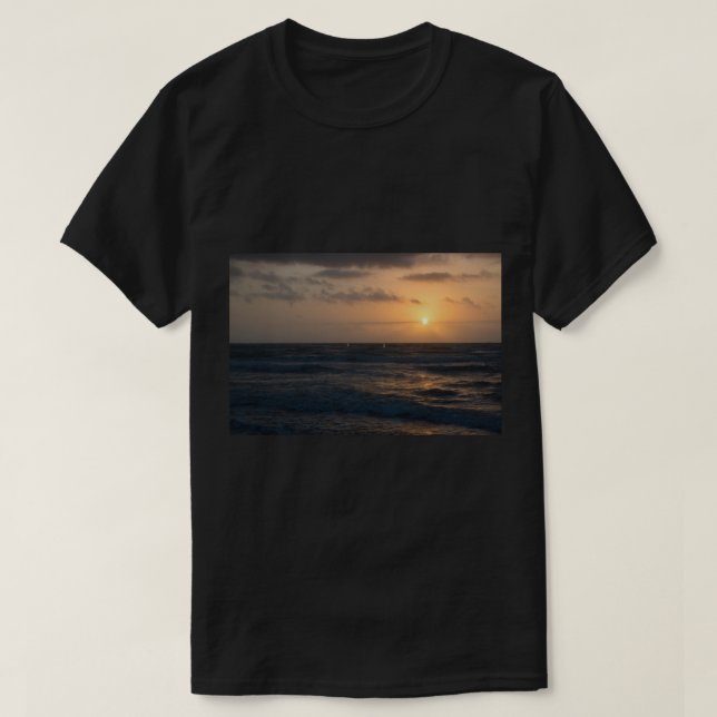 T-shirt Sunrise du golfe du Mexique (Design devant)
