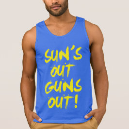 T-shirt Sun's Out, Guns Out