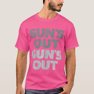 T-shirt Sun'S Out Gun'S Out Distressed