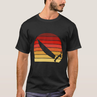 T-shirt Sunset Cat Voile Vintage