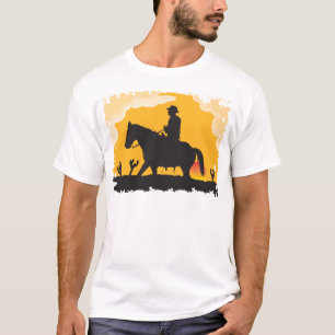 T-shirt Sunset Cowboy