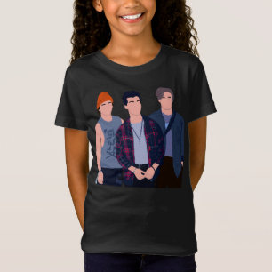 T-Shirt Sunset Curve garçons minimaliste