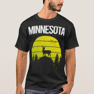 T-shirt Sunset Deer Minnesota