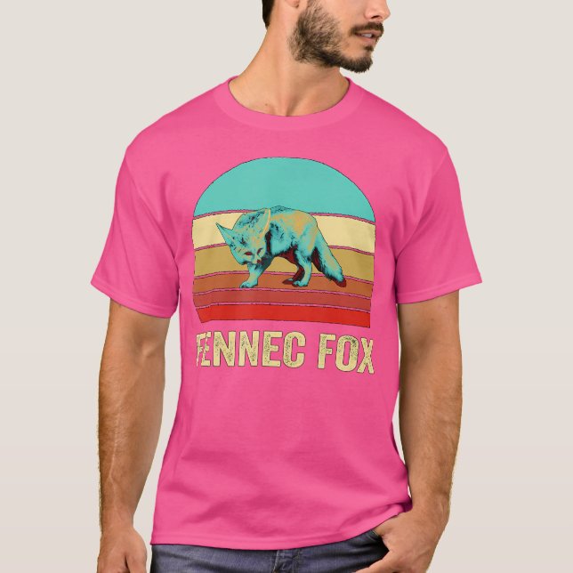 T-shirt Sunset Fennec Fox (Devant)