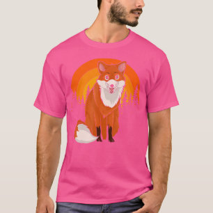 T-shirt Sunset Forest Nature Faune Animal Zoo Gardien Pour