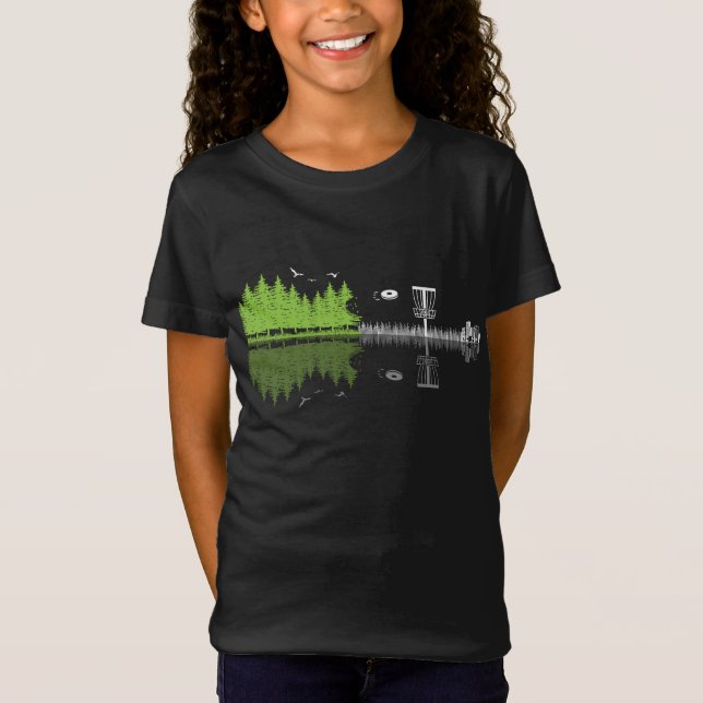 T-Shirt Sunset Guitar Disk Golf, Parfait Pour le golf sur  (Devant)