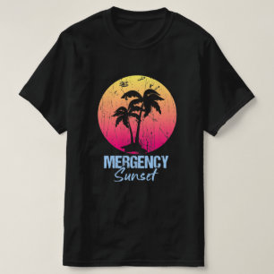 T-shirt Sunset Malibu vintage utilisé