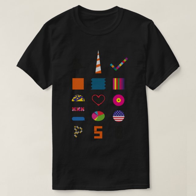T-shirt Sunset Pet Funny Synth Musique Band 80s Pop Boys (Design devant)