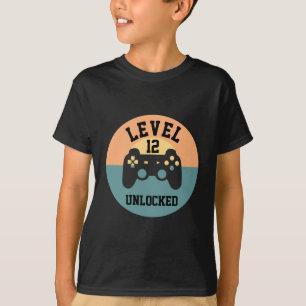 T-shirt Sunset rétro   Personnalisé 12ème Joueur Vidéo Ann