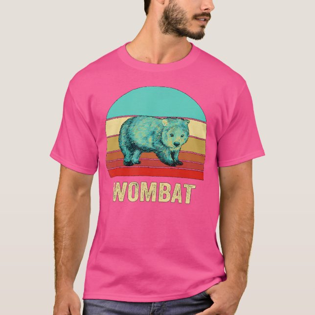 T-shirt Sunset Wombat (Devant)