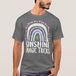 T-shirt Sunshine and Magic Tricks mignon cadeau arc-en-cie