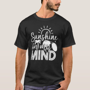 T-shirt Sunshine Est Dans Mon Esprit Se Promener Plus Inqu