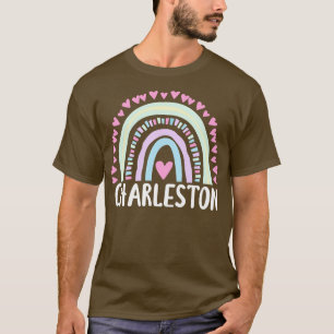 T-shirt Sunshine et Charleston Caroline du Sud Cute Rainbo