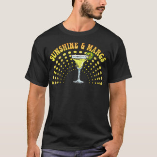 T-shirt Sunshine et Margaritas été été été été été Di