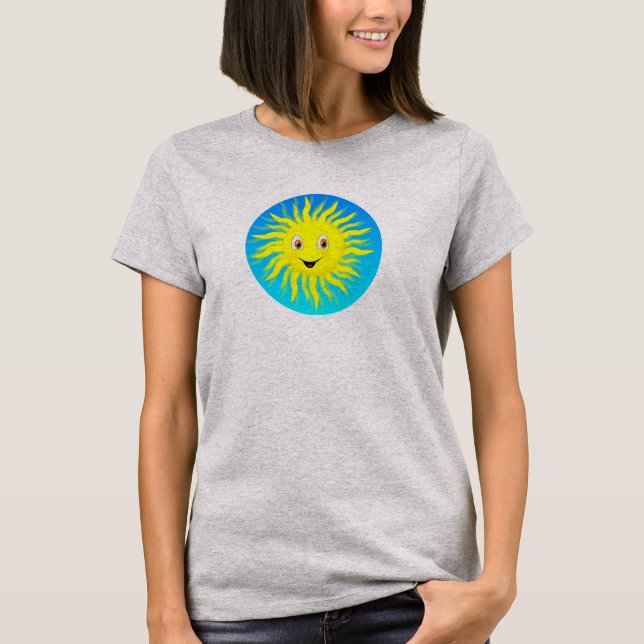 T-shirt Sunshine Happy Face (Devant)