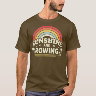 T-shirt Sunshine Rowing design pour hommes ou femmes Retro