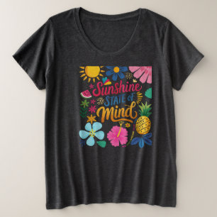 T-shirt Sunshine State of Mind Plus Size