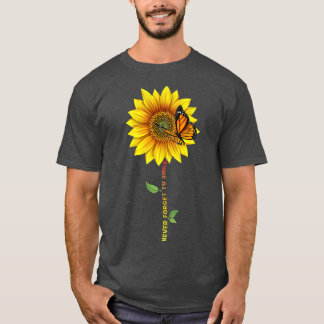 T-shirt Sunshine Tournesols Butterflons Never Forget to Sm