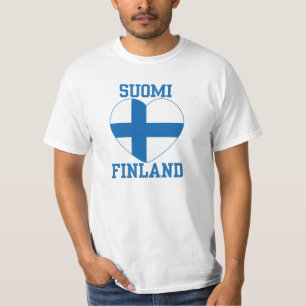 T-shirt SUOMI FINLAND chemise personnalisée - choisir styl