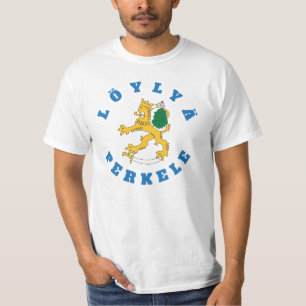 T-shirt Suomileijona - sauna - perkele de löylyä - t-pai