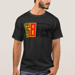 T-shirt Super8 Film avec l'équipe de film retour