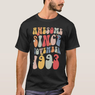 T-shirt Super 1993 Magnifique depuis Novembre Retro 29