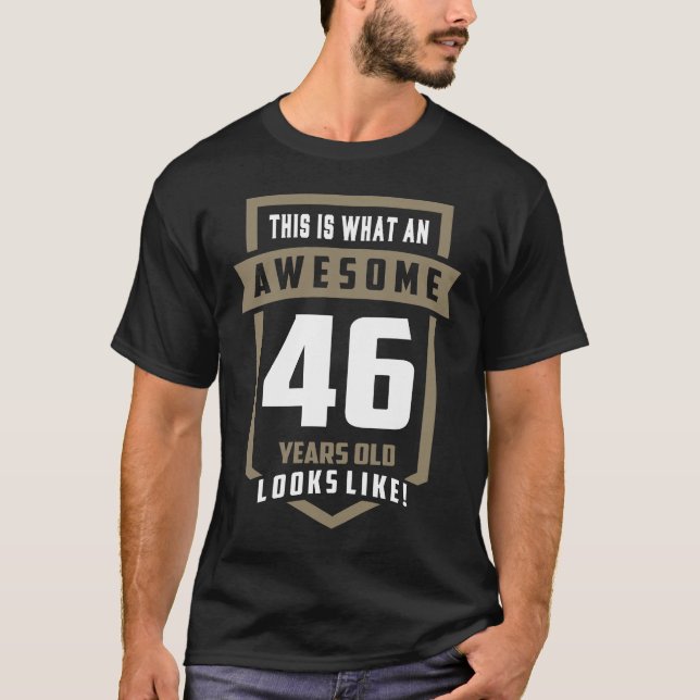 T-shirt Super 46 Ans (Devant)