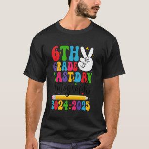 T-shirt Super 6e année Dernier jour Autographe 2024 2025 D