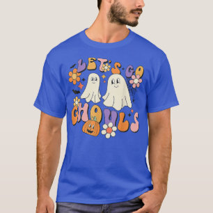 T-shirt Super Allons Gouls Fantôme Floral Hippie Hallowe