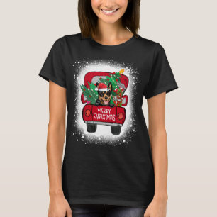 T-shirt Super Australian Kelpie Camion Rouge Joyeux Noël B