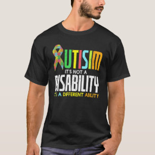T-shirt Super Autisme Pas de Handicap Juste une Autre Capa