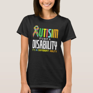 T-shirt Super Autisme Pas de Handicap Juste une Autre Capa
