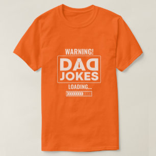 T-shirt Super avertissement de design ! Papa Joke Loading
