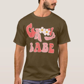 T-shirt Super Babe Super mariée Hippie Boho Flower