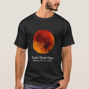 T-shirt Super Blood Moon Eclipse 2019