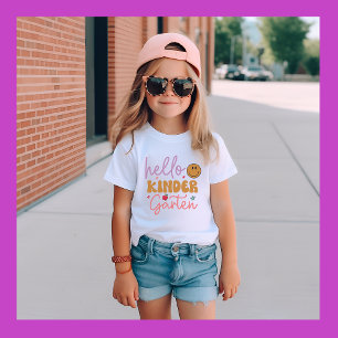 T-Shirt Super Bonjour maternelle Premier jour de l'école