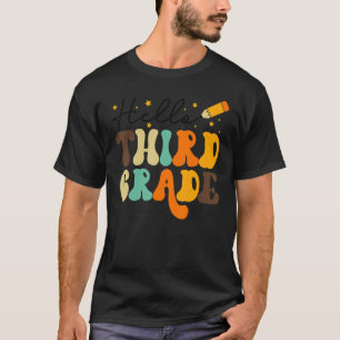 T-shirt Super Bonjour Vibes de troisième année Retro Ensei