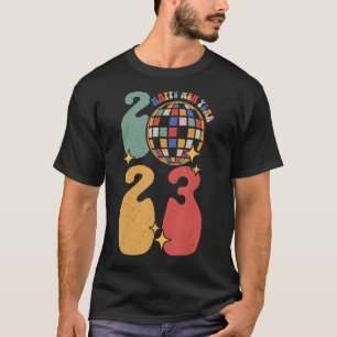 T-shirt Super Bonne année 2023 Retro Disco Style