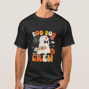 T-shirt Super Boo Boo Crew Nurse Halloween Ghost pour Nurs