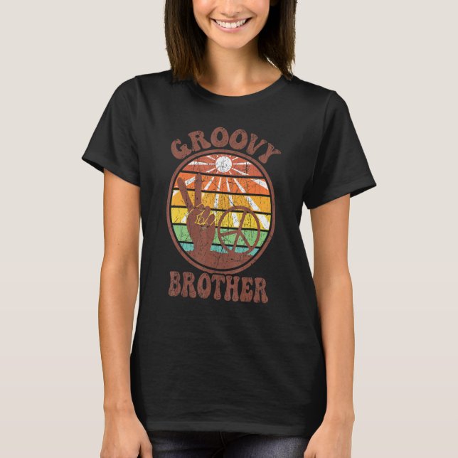 T-shirt Super Brother les années 70 Nostalgie esthétique 1 (Devant)