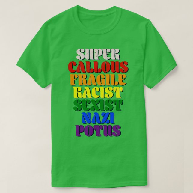 T-shirt Super Callous Fragile (Design devant)