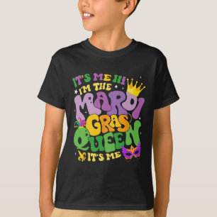 T-shirt Super C'est moi Bonjour Je suis la reine Mardi Gra