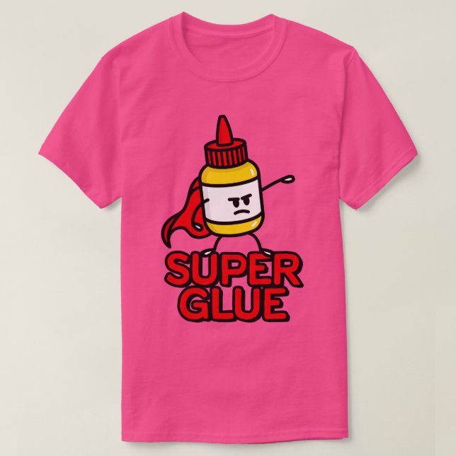 T-shirt Super colle super héros héros héros héros drôle je (Design devant)