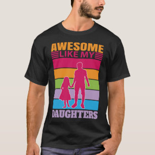 T-shirt Super comme les cadeaux de la fête des pères de ma